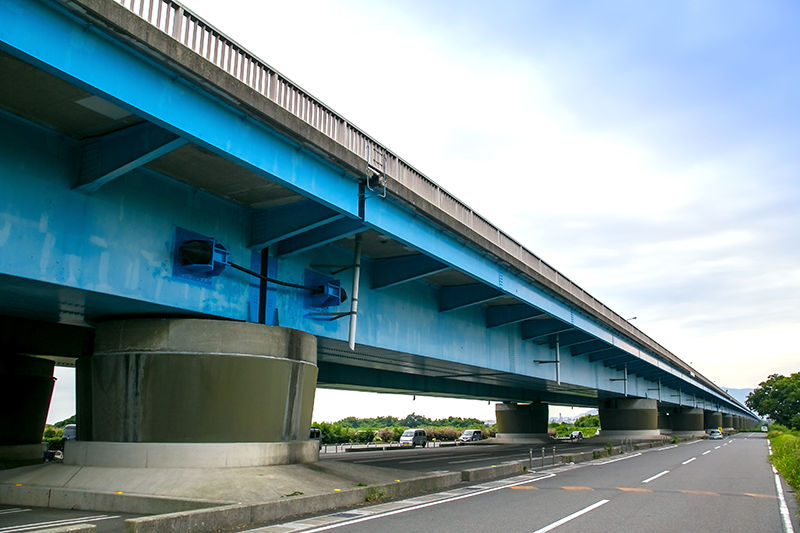1号新富士川橋橋梁補強補修工事写真